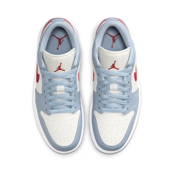 Air Jordan 1 Low 'Blue Whisper Dune Red' - HYPE ELIXIR one stop destination for authentic hype sneakers