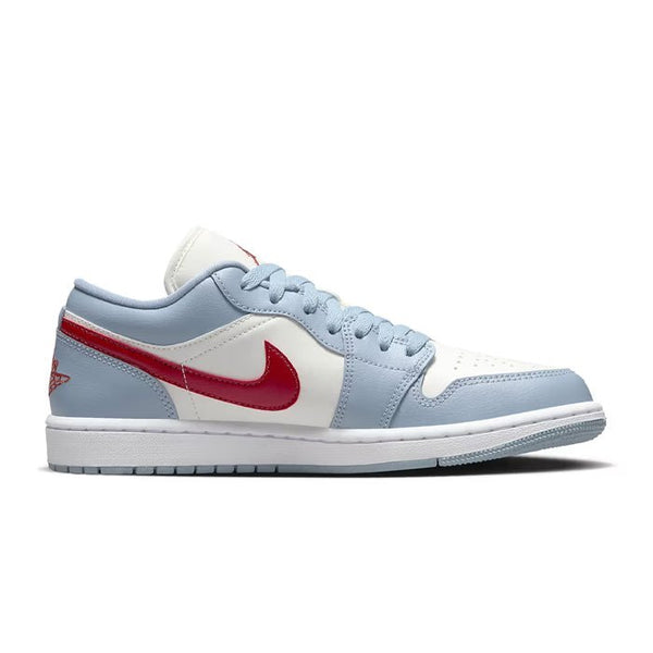 Air Jordan 1 Low 'Blue Whisper Dune Red' - HYPE ELIXIR one stop destination for authentic hype sneakers