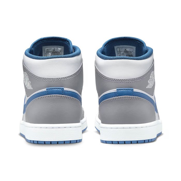 Air Jordan 1 Mid 'Cement True Blue' - HYPE ELIXIR
