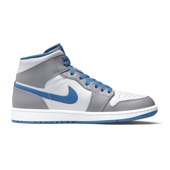 Air Jordan 1 Mid 'Cement True Blue' - HYPE ELIXIR