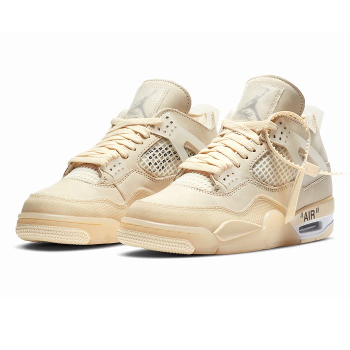 靴 WMNS Air Jordan 4 Retro SP Off-White Off-White x Air Jordan 4 Retro SP 'Sail'